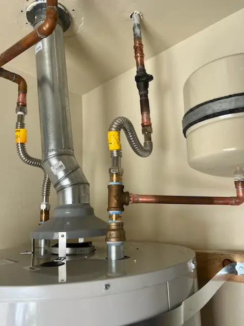 Water heater installation and plumbing repair in New Beaver